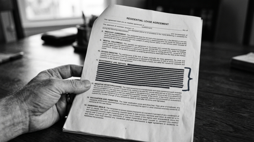 unfair rental agreement clause tenants India structural problem