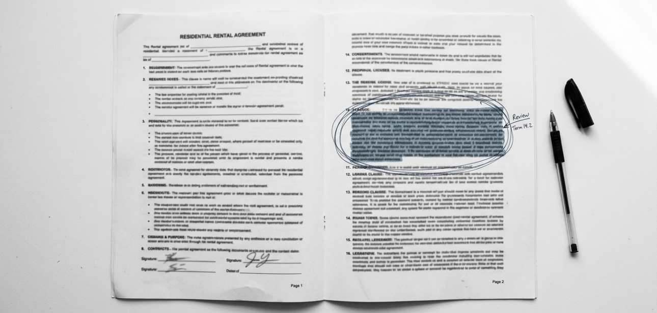 rental agreement mistakes to avoid India signing tips