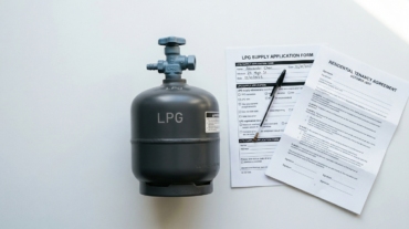 gas connection rental house India LPG PNG tenant guide