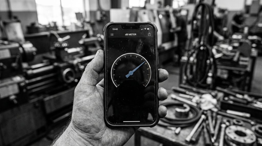 decibel meter app noise measurement apartment India
