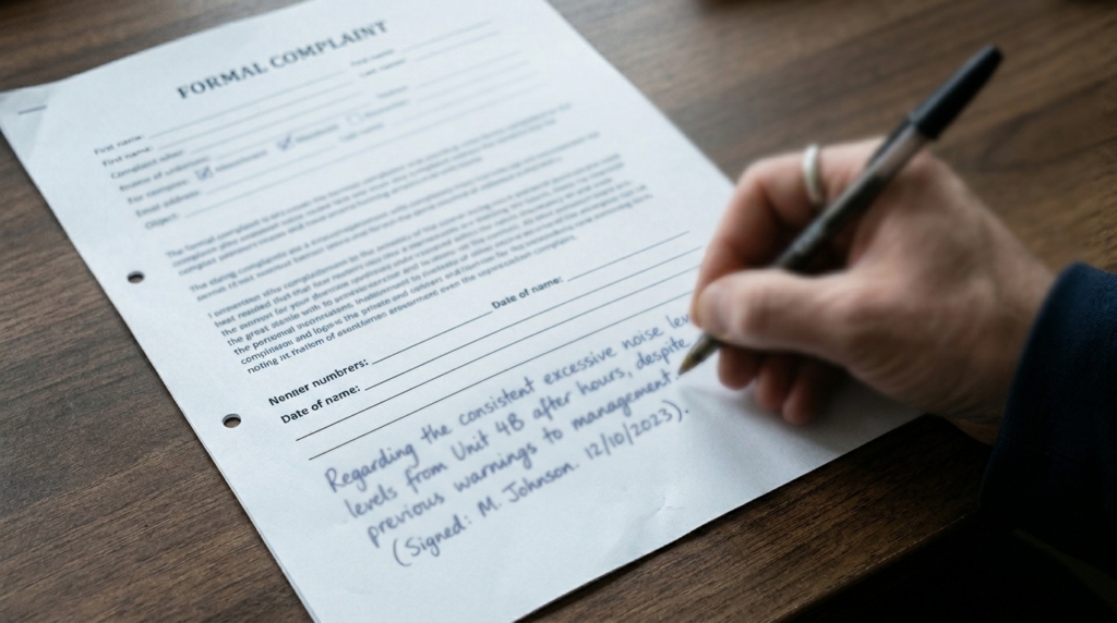 parking dispute complaint RWA apartment India