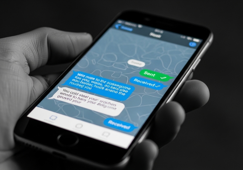 landlord tenant text messages over unpaid rent UK