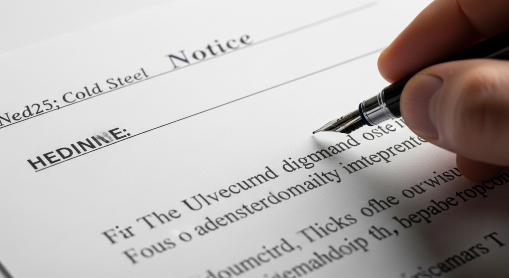 formal legal demand notice for deposit return India