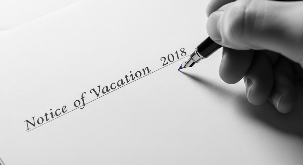 tenant giving written notice to vacate India