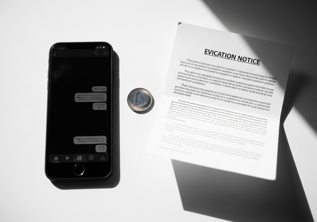 eviction notice handed to tenant during LPG shortage Bengaluru